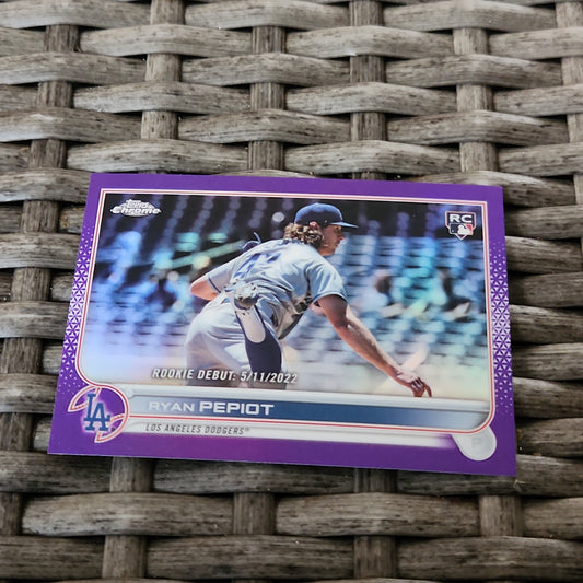Topps Chrome Purple Ryan Pepiot RC #USC125