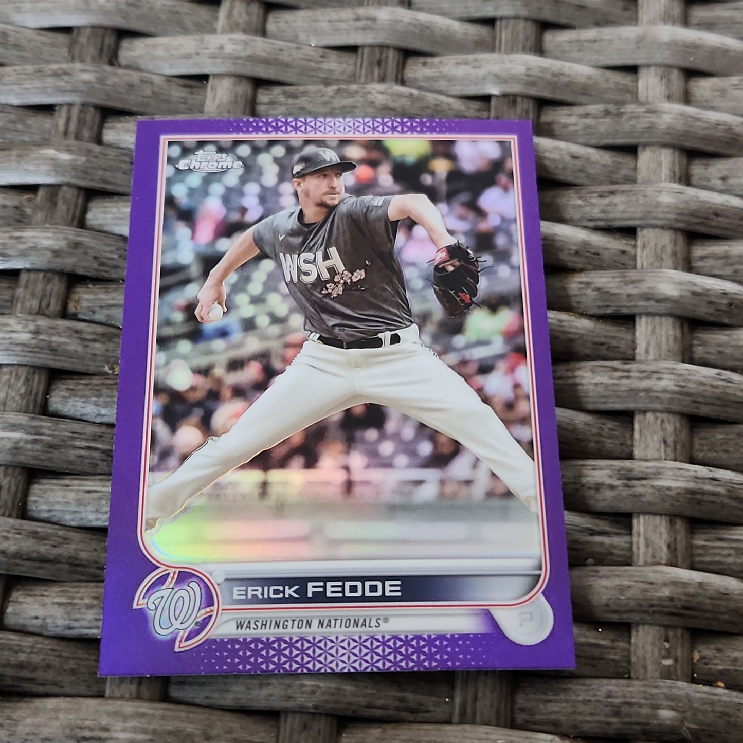 Topps Chrome Purple Erick Fedde #USC64