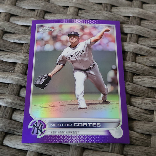Topps Chrome Purple Nestor Cortes #USC10