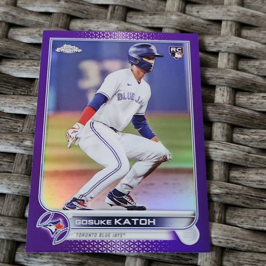 Topps Chrome Purple Gosuke Katoh RC #USC42