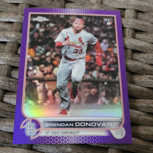 Topps Chrome Purple Brendan Donovan RC #USC140