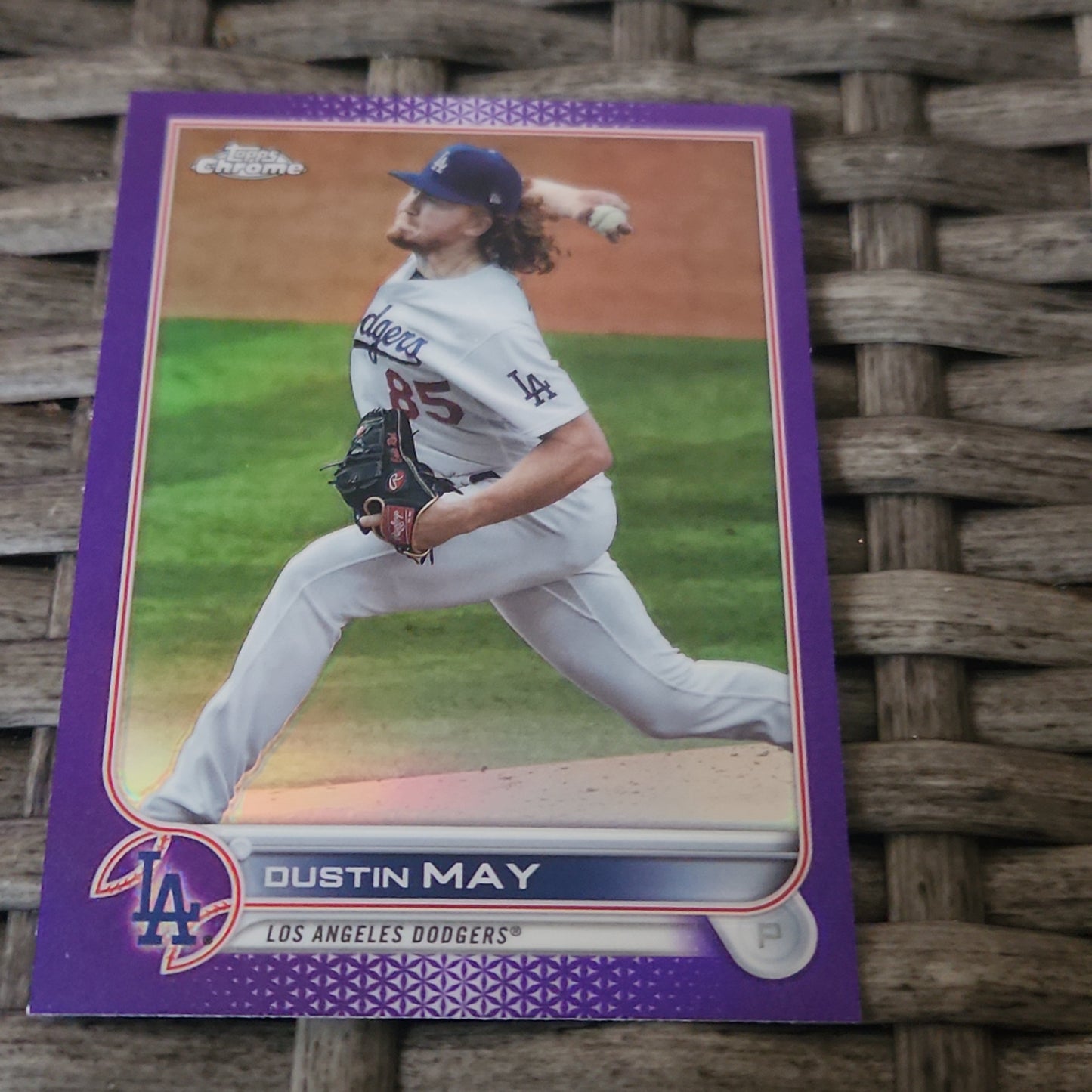 Topps Chrome Purple Dustin May #USC40