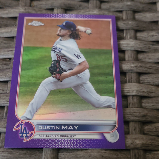 Topps Chrome Purple Dustin May #USC40