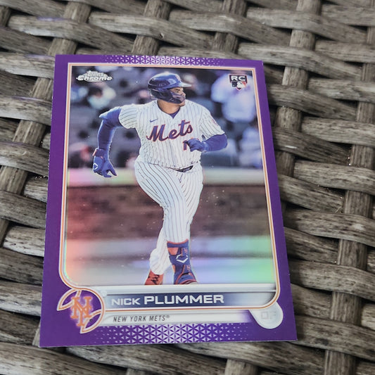 Topps Chrome Purple Nick Plummer RC #USC39