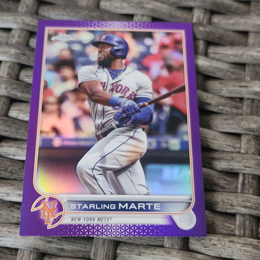 Topps Chrome Purple Starling Marte #USC106