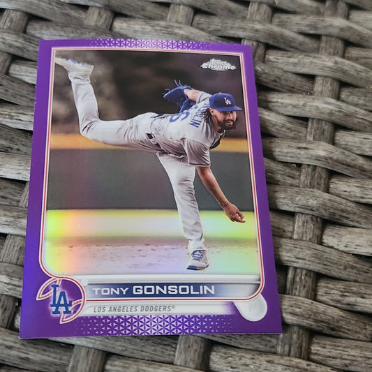 Topps Chrome Purple Tony Gonsolin #USC48