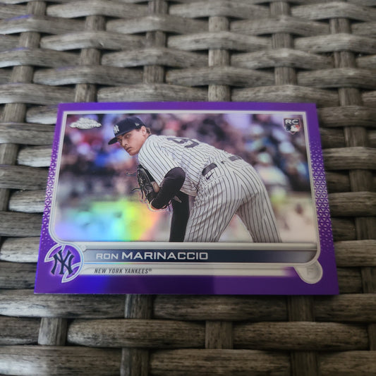 Topps Chrome Purple Ron Marinaccio RC #USC164