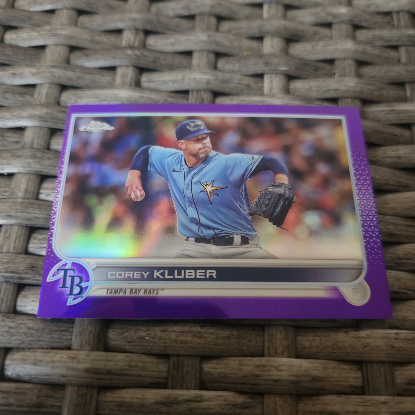 Topps Chrome Purple Correy Kluber #USC197