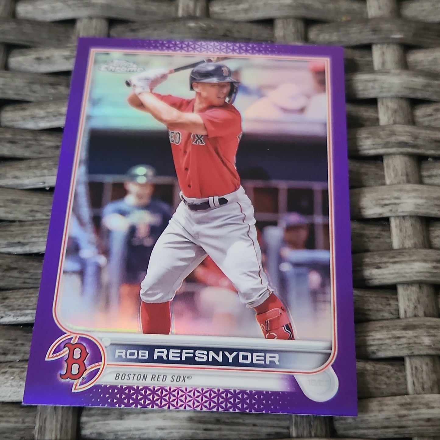 Topps Chrome Purple Rob Refsnyder #USC29