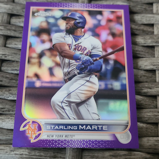 Topps Chrome Purple Starling Marte #USC106