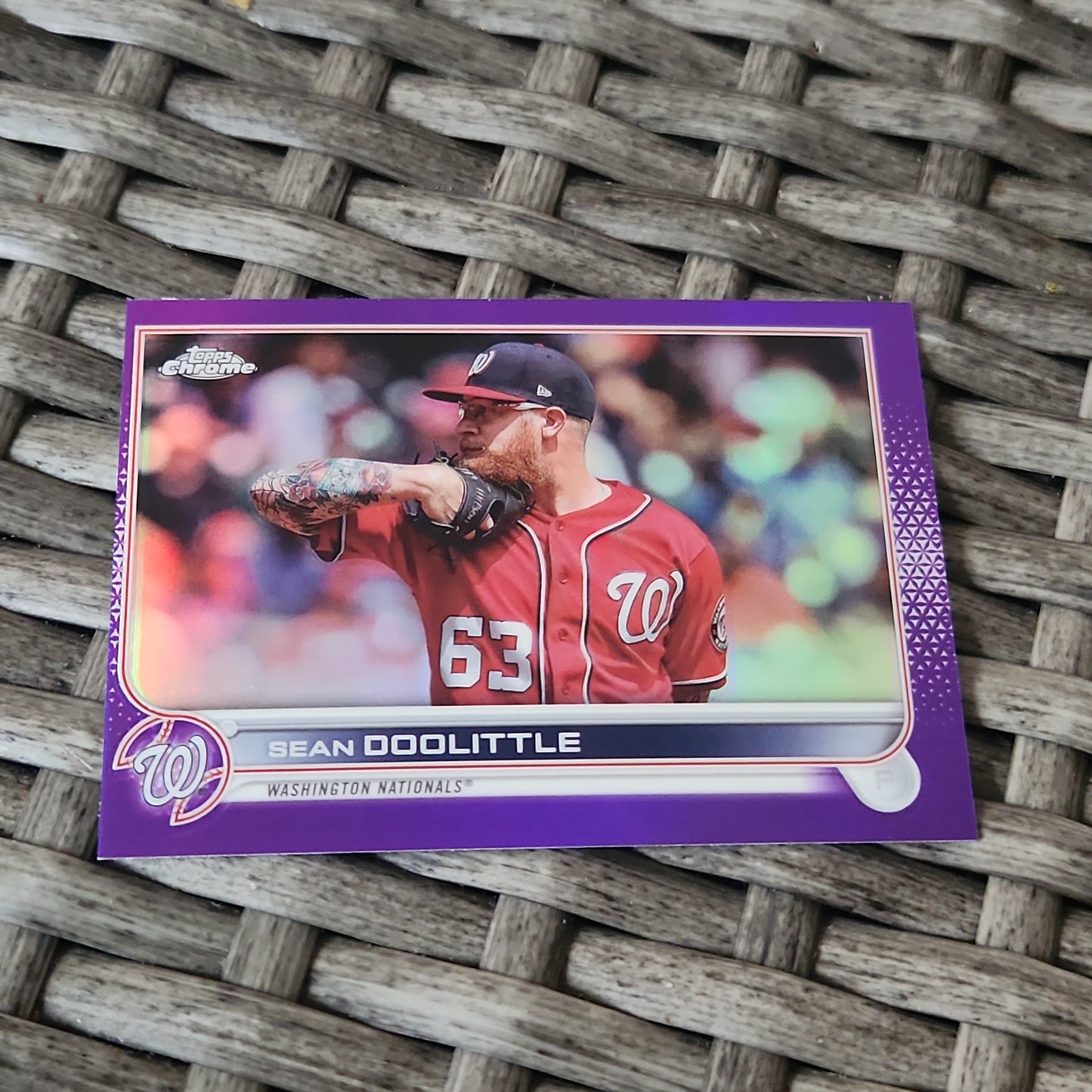 Topps Chrome Purple Sean Doolittle #USC161