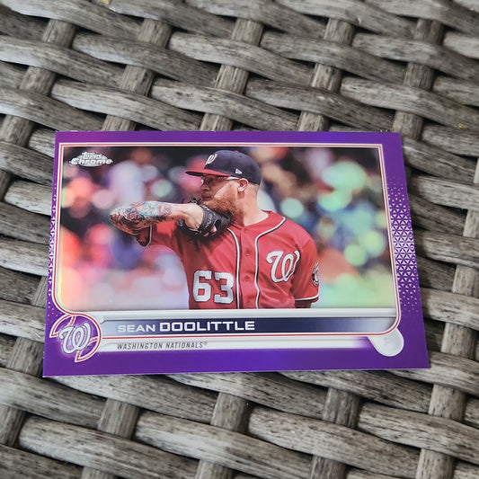 Topps Chrome Purple Sean Doolittle #USC161