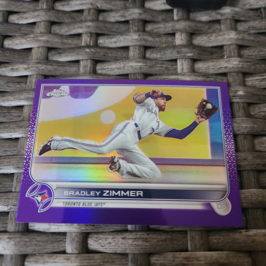Topps Chrome Purple Bradley Zimmer #USC170