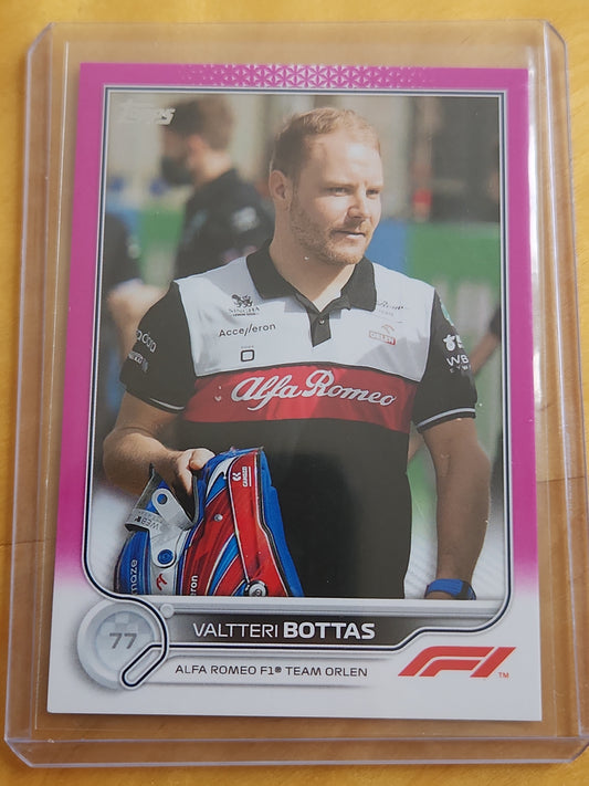 2022 Topps F1 Valtteri Bottas Pink 136/150 #181 Alfa Romeo F1 Team Orlen