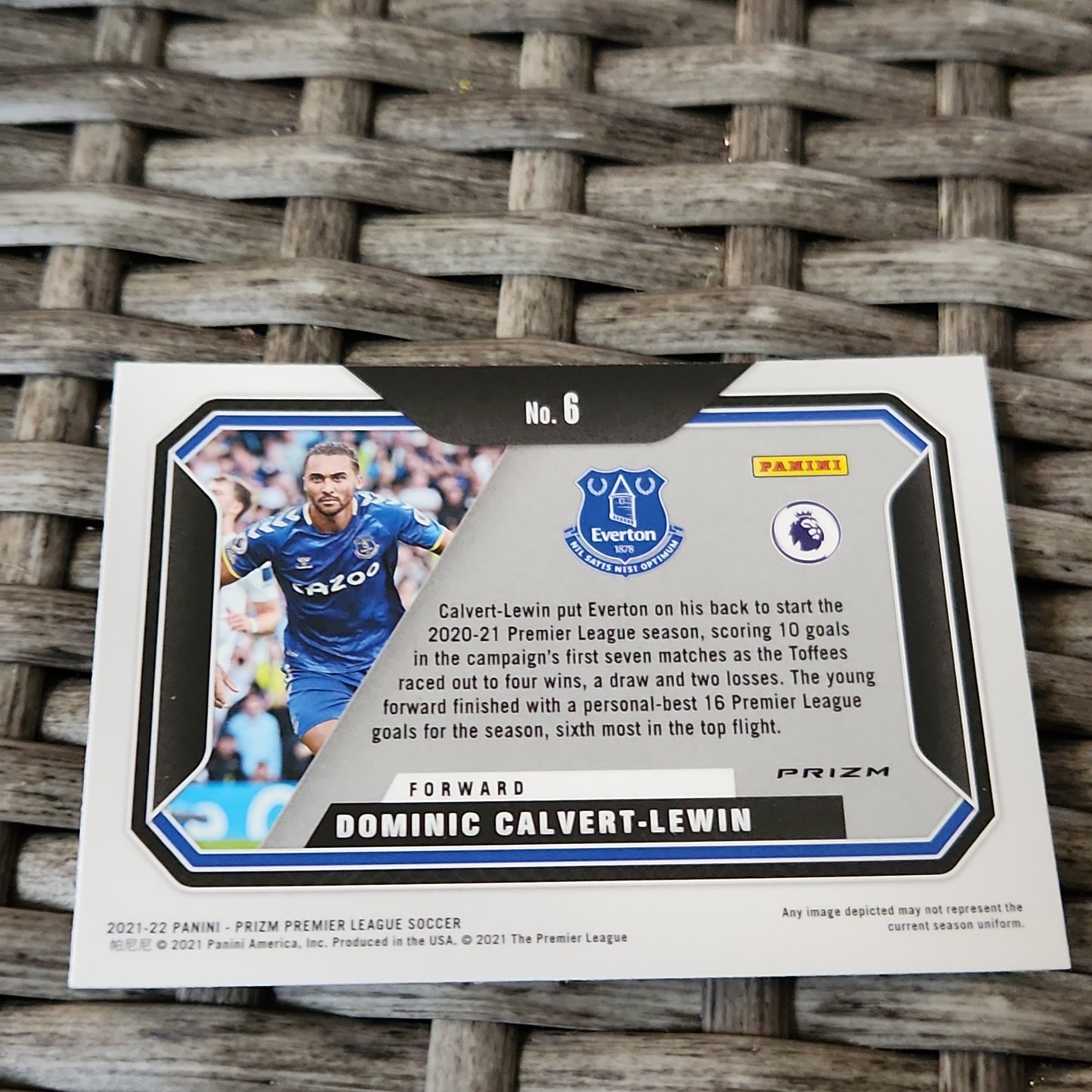 Panini Prizm Scores Club Dominic Clavert-Lewin #6