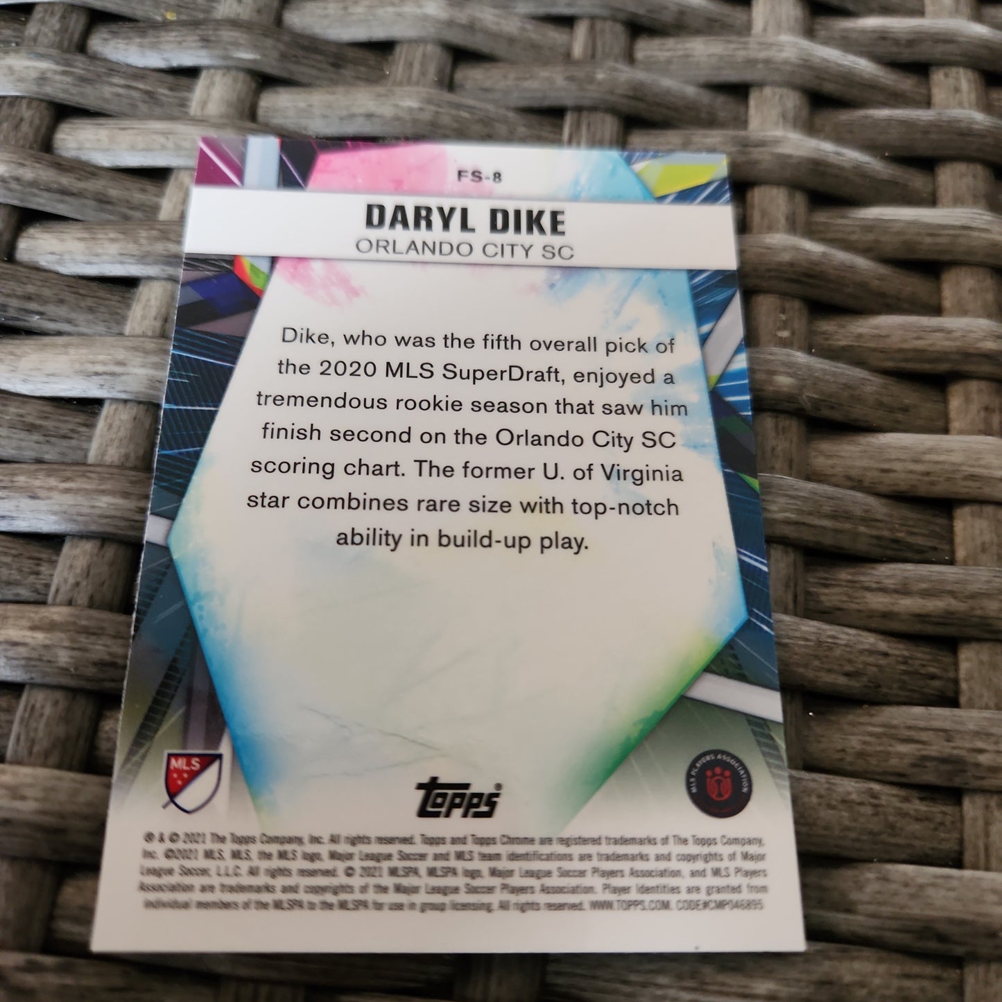 Topps Chrome Future Stars Daryl Dike #FS-8