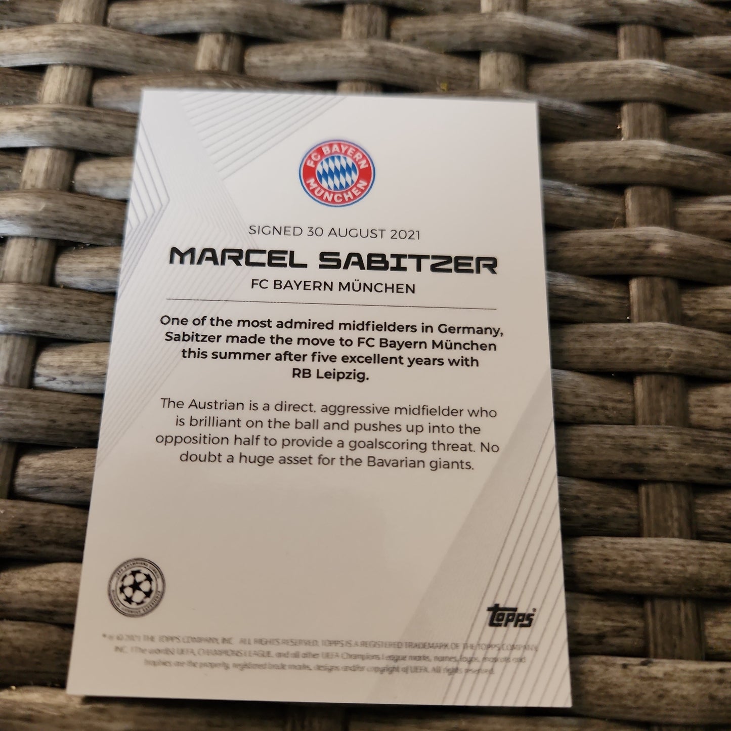 Topps Blue Marcel Sabitzer 40/49