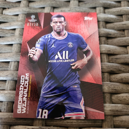 Topps Red Georgeinio Wijnaldum 7/10