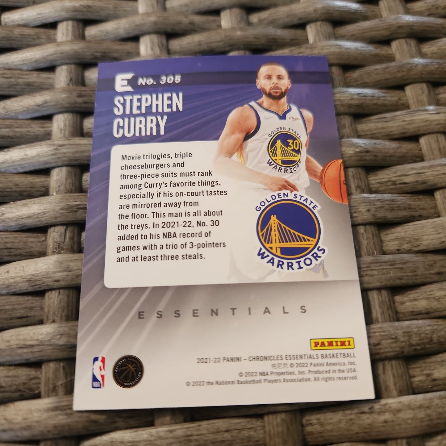 Panini Essentials Red Stephen Curry 022/149 #305