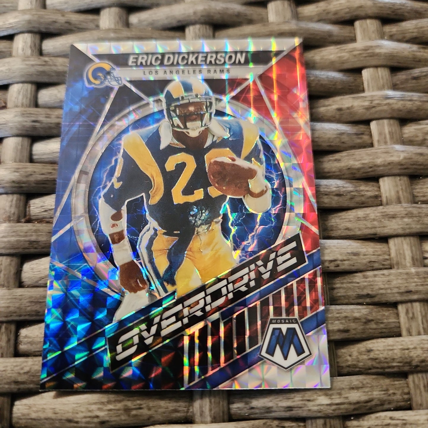 Panini Prizm Overdrive Mosiac Erick Dickerson #OS-9