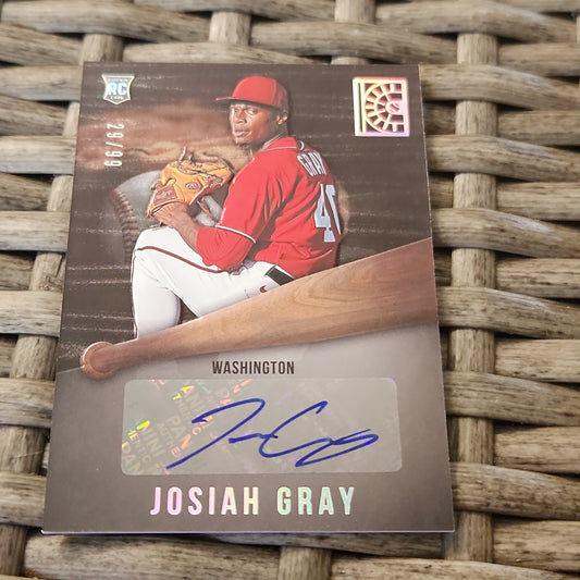 Panini Capstone Josiah Gray RC Auto 29/99 #RA-GR