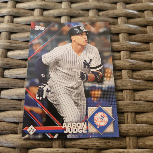 Double Sided Topps Aaron Judge #77 And Juan Soto #36