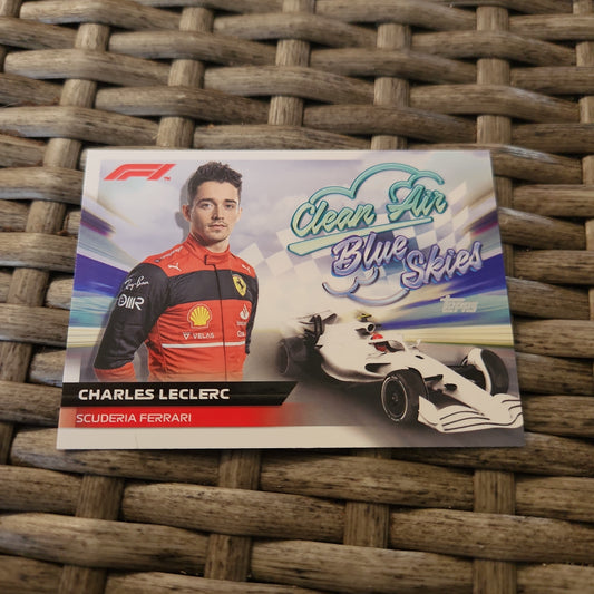 Topps Formul 1 Clean Air Blue Skies Charles Leclerc #CABS-CL