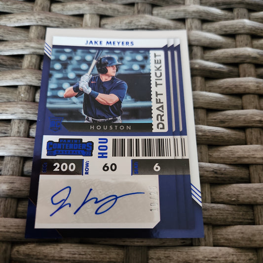 Panini Contenders Draft Ticket Blue Jake Myers Auto 10/25 #16