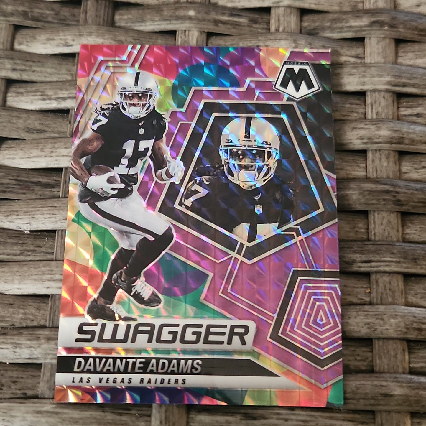 Panini Mosaic Prizm Swagger Davante Adams #SW-13