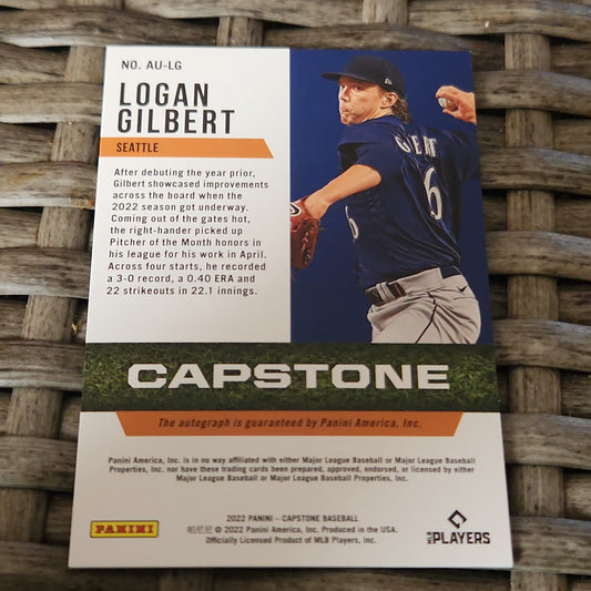Panini Capstone Logan Gilbert Auto #AU-LG