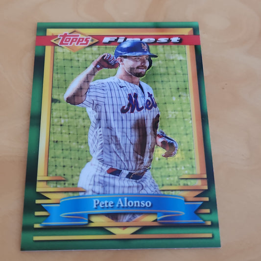 Topps Finest Pete Alonso #56