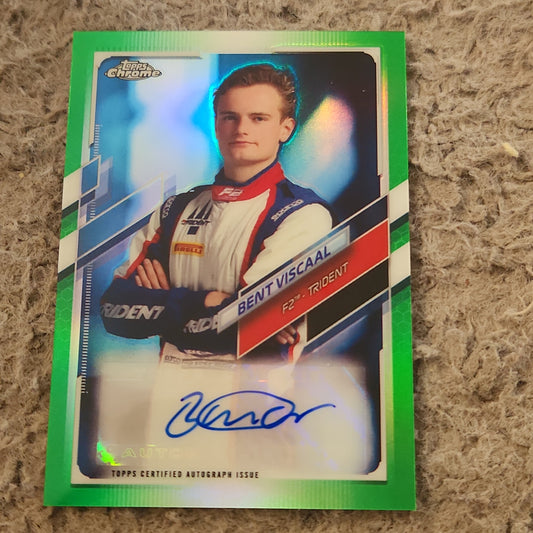 Topps Chrome Green Bent Viscaal Auto 30/99 #CA-BV