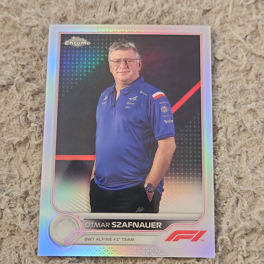 Topps Chrome Refractor Otamr Szafnauer #102