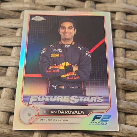 Topps Chrome Refractor Furture Stars Jehan Daruvala #78