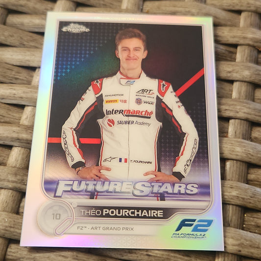 Topps Chrome Refractor Future Stars Théo Pourchaire #86