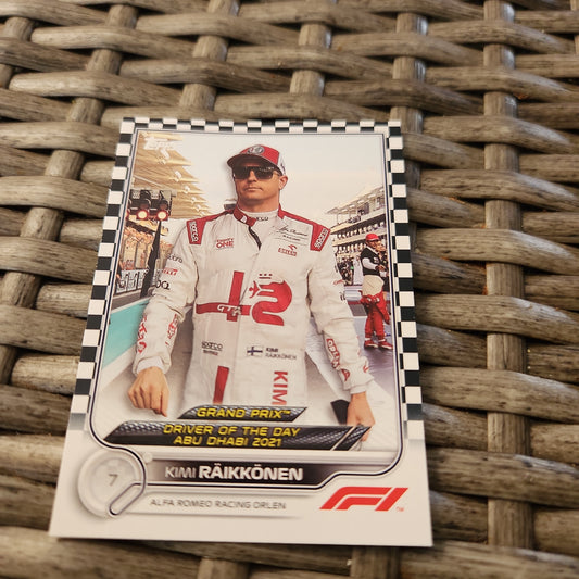 Topps Checkered Kimi Räikkönen #193