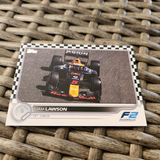 Topps Checkered Liam Lawson #133