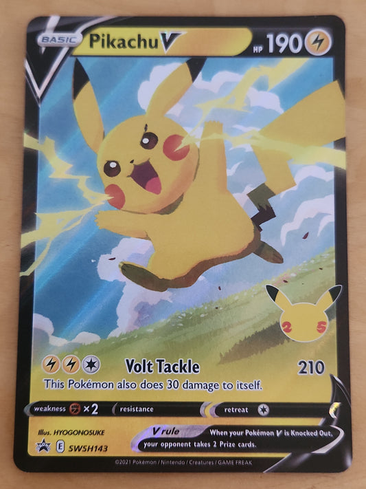 2021 Pokémon Pikachu V #SWSH143