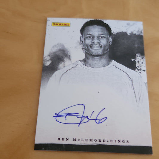 Panini Ben McLemore Auto #BM