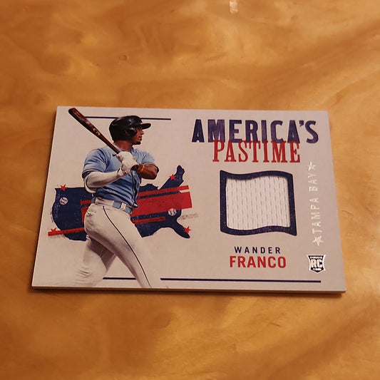 Panini Americans Pastime Wander Franco Patch RC #APS-WF