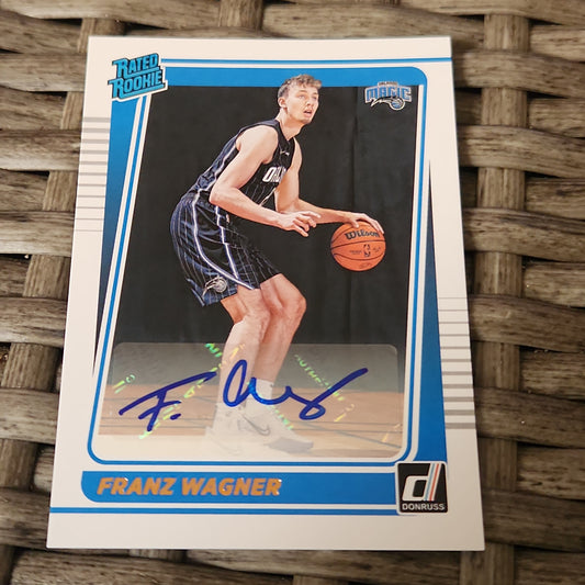 Panini Donruss Rated Rookie Franz Wagner Auto #235