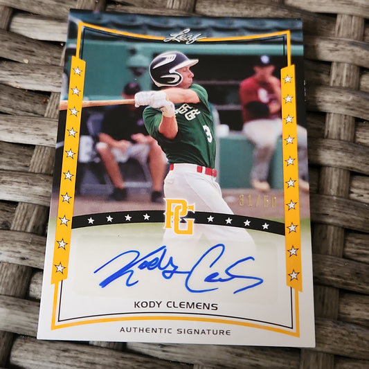 Leaf Kody Clemes Auto 31/50 #A-KC2