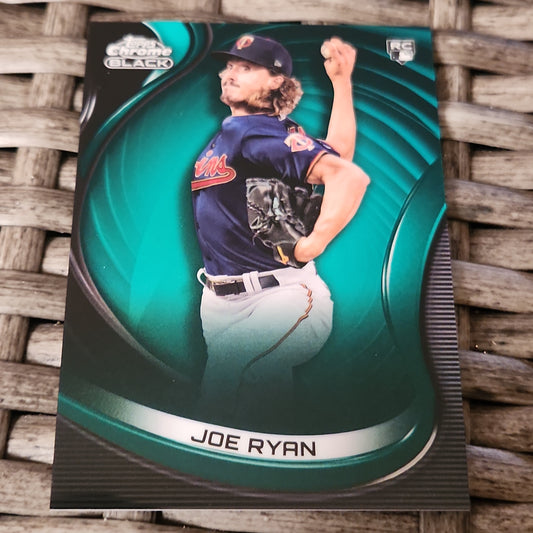 Topps Chrome Black Green Joe Ryan RC 33/99 #19
