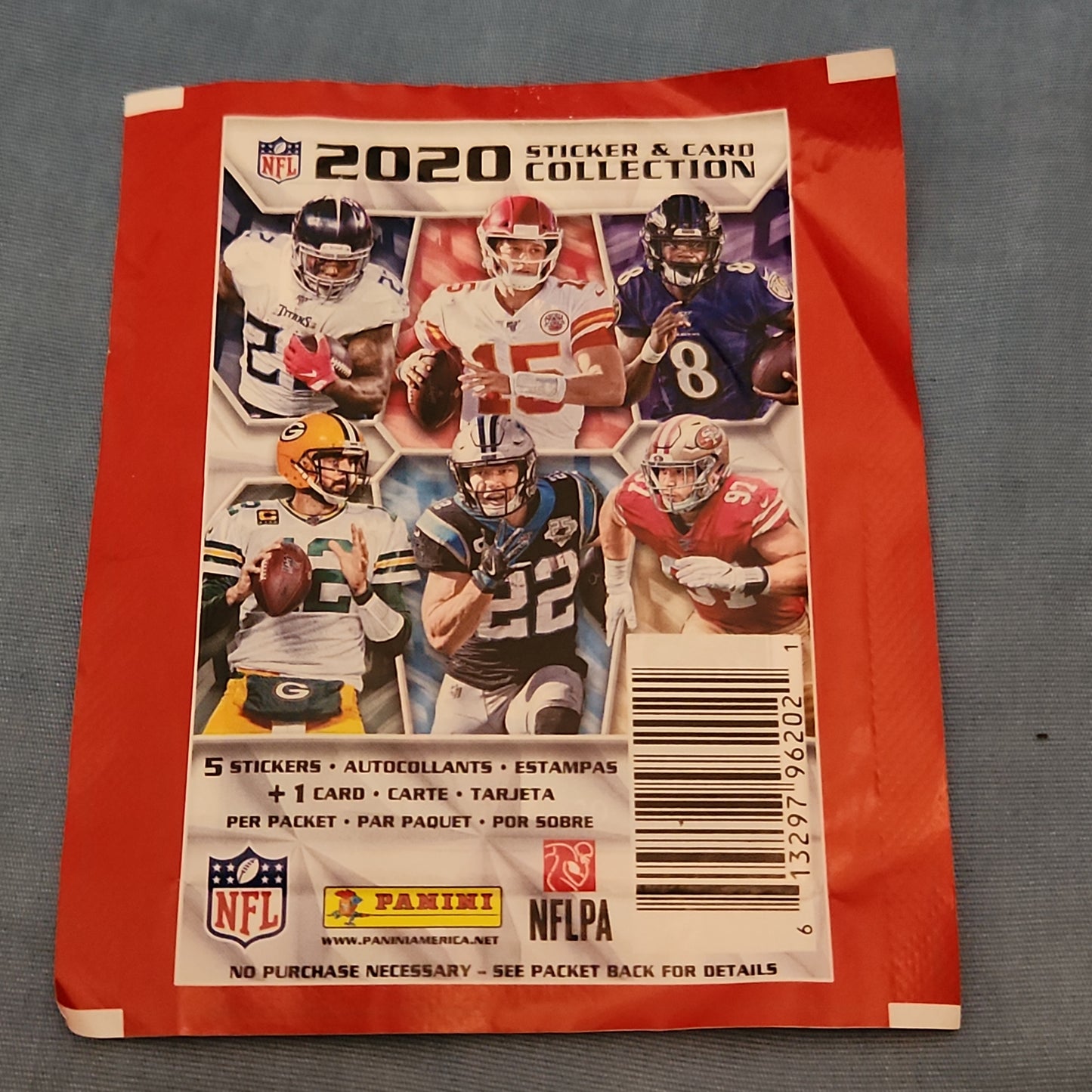 Sealed Panini NFL 2020 Sticker & Card Pack Collection