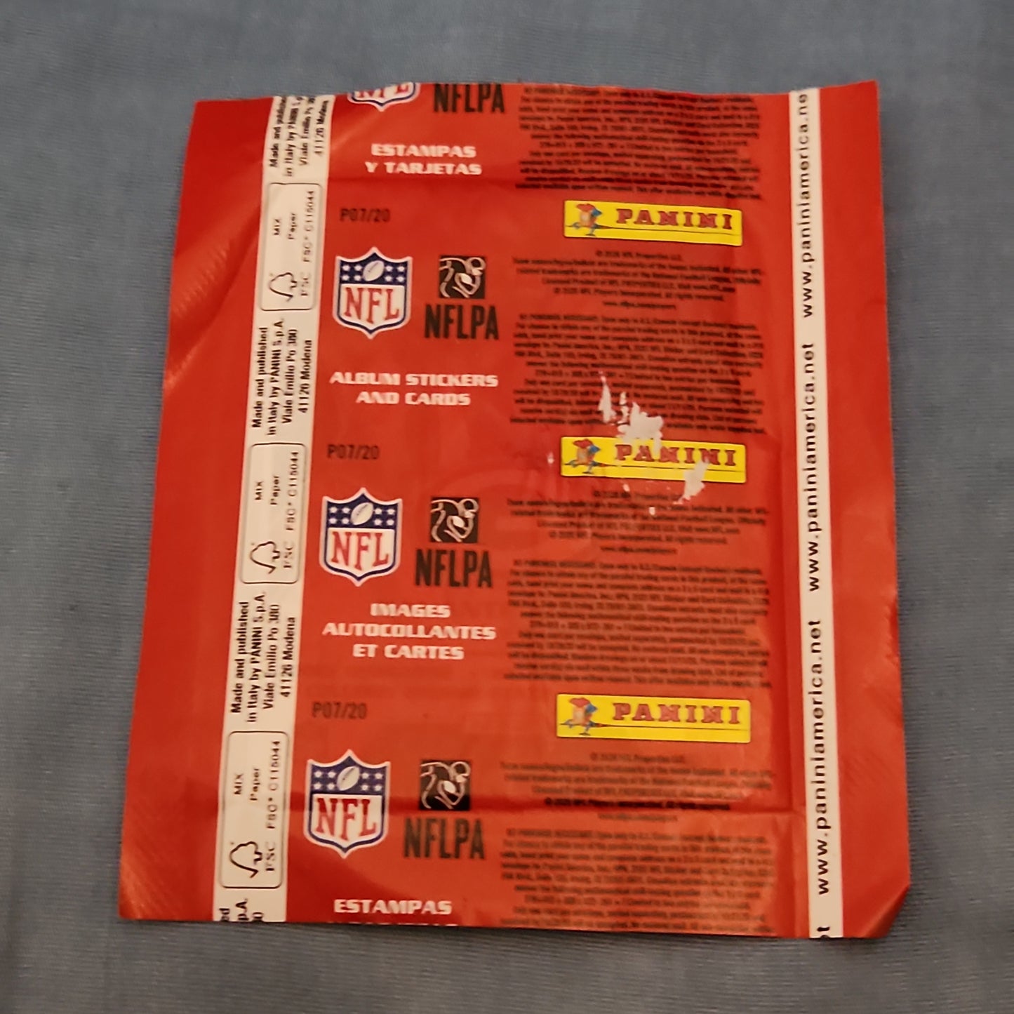 Sealed Panini NFL 2020 Sticker & Card Pack Collection