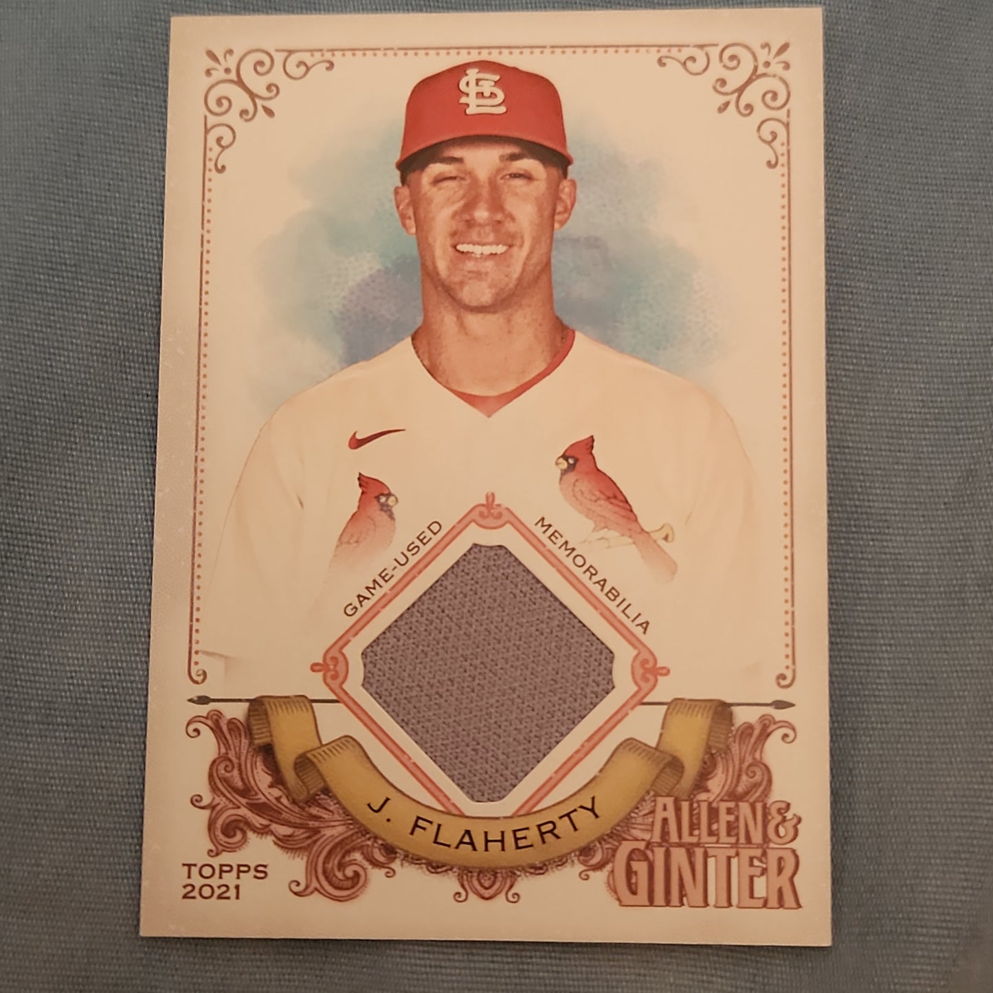 Topps Allen & Ginter Jack Flaherty Relic #AGA-JFA