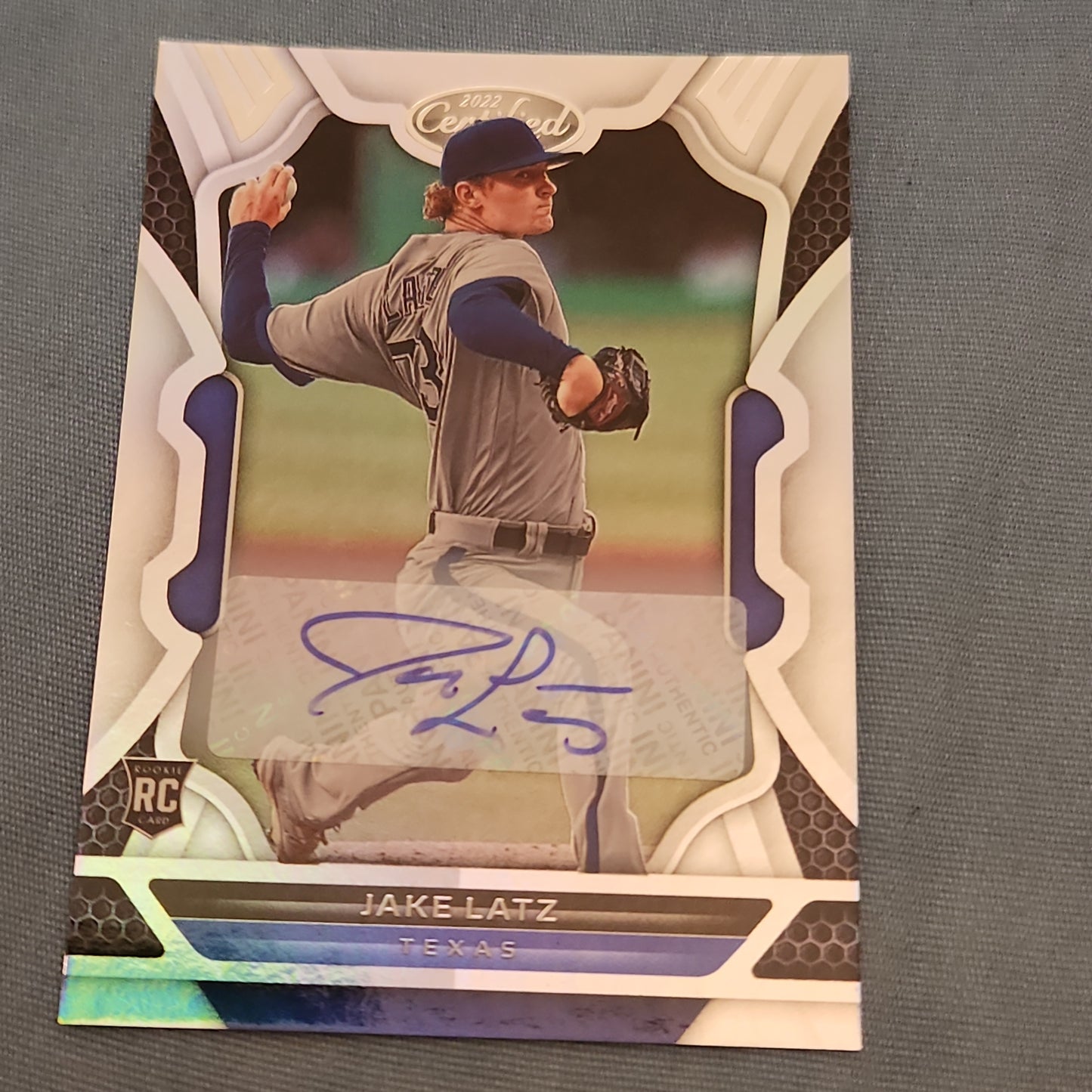Panini Certified Jake Latz RC Auto #20