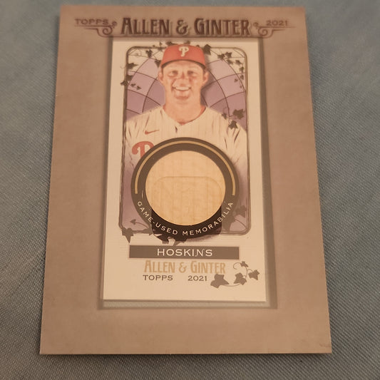 Topps Allen & Ginter Rhys Hoskins Relic #MFR-RH