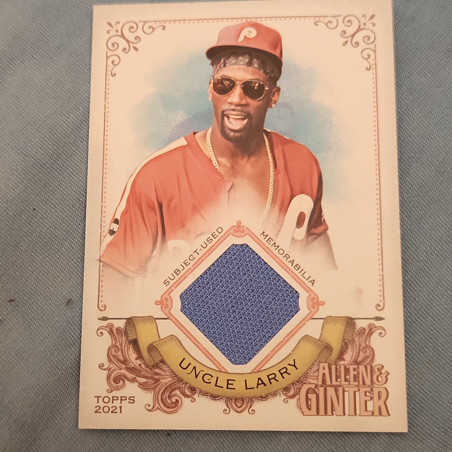 Topps Allen & Ginter Uncle Larry Relic #AGA-UL
