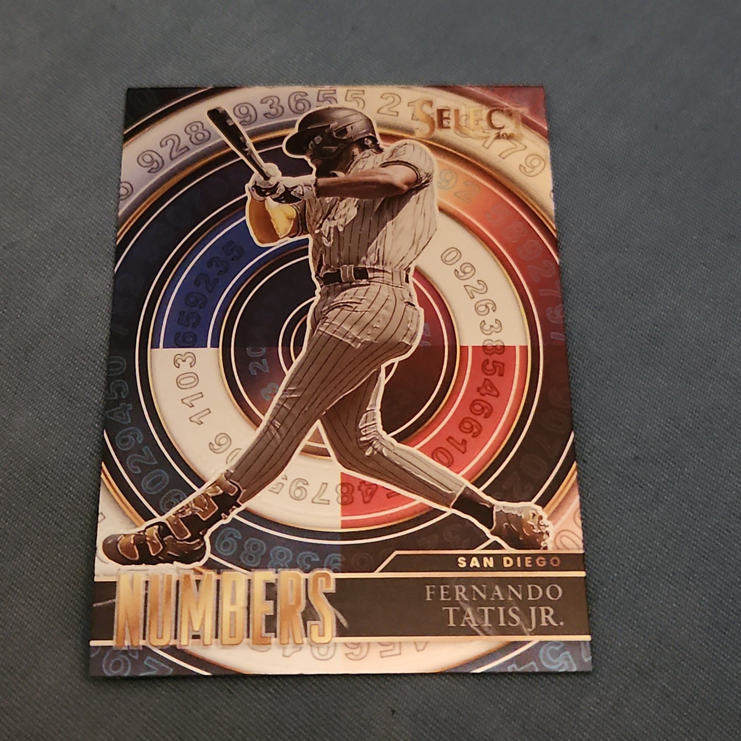 Panini Select Red & Blue Numbers Fernando Tatis Jr. #SN1